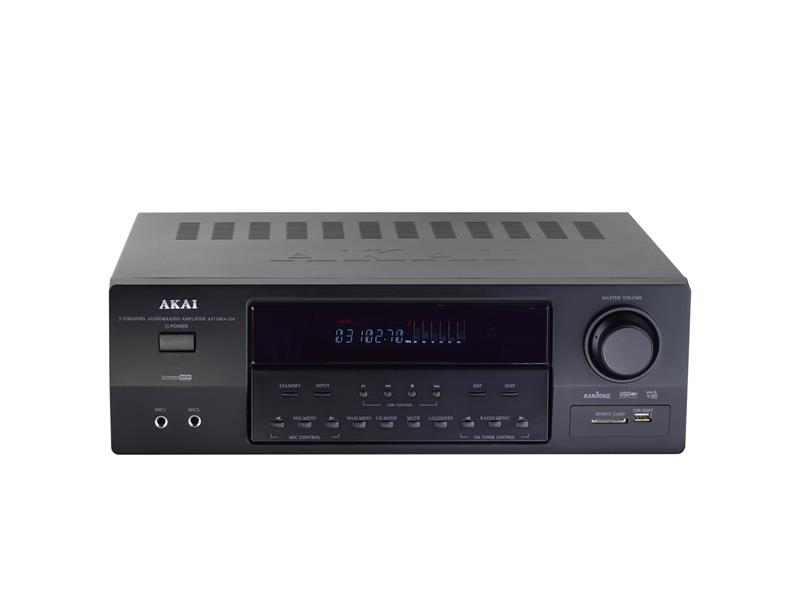 AKAI pojačalo, 5.1, 300W, FM, BT, SD, USB, WDF, daljinski, crni AS110RA-320 - 05240002