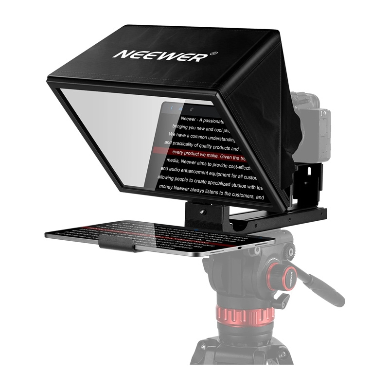 NEEWER BASICS X12B 12" Aluminum Alloy Adjustable Teleprompter