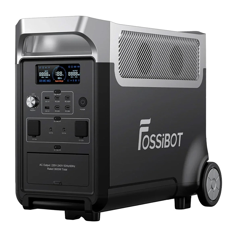 FOSSIBOT F3600 Pro 3600W Charging Station (Black)