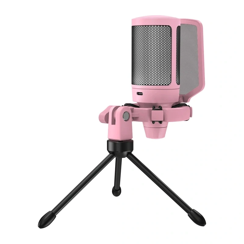 Fifine A6V Gaming Microphone (Pink)