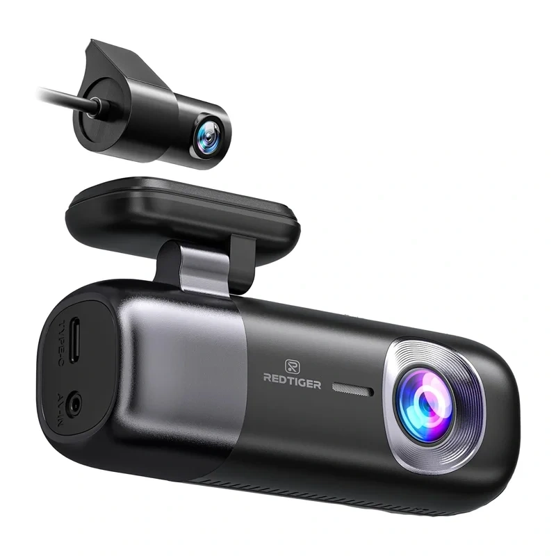 REDTIGER F9 WiFi 4K + 1080p Dash Cam