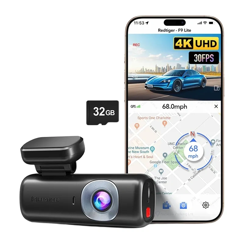 REDTIGER F9 Lite 4K 32GB Dash Cam
