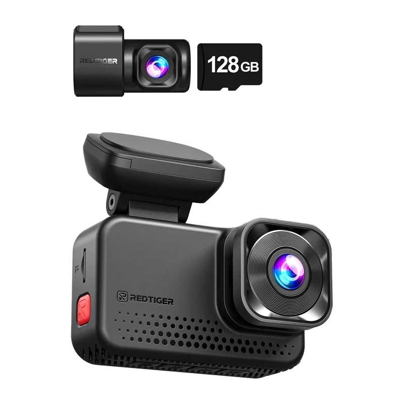 REDTIGER VC70 Wi-Fi 4K + 2.5K 128GB Dash Cam