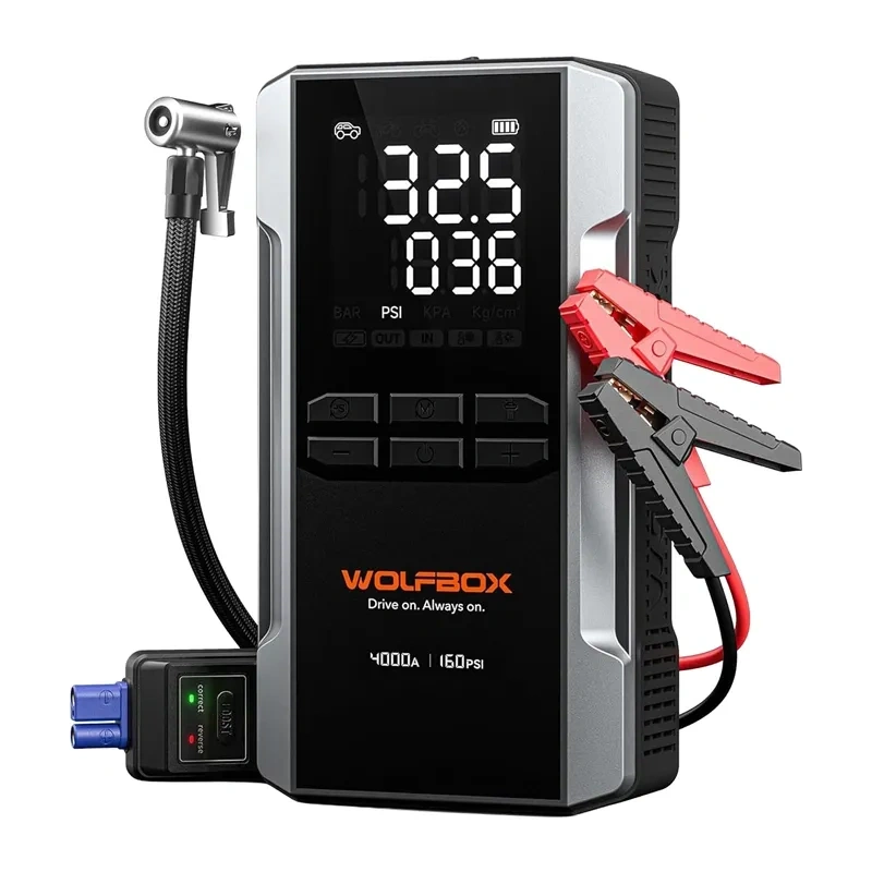 WOLFBOX MegaVolt 24 Air 24,000 mAh 4,000 A Jump Starter