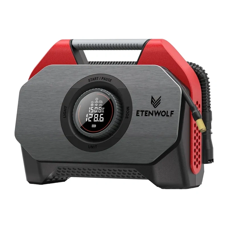 Etenwolf S6 SE Car Air Compressor, 11.03 bar, 15,600 mAh (red)