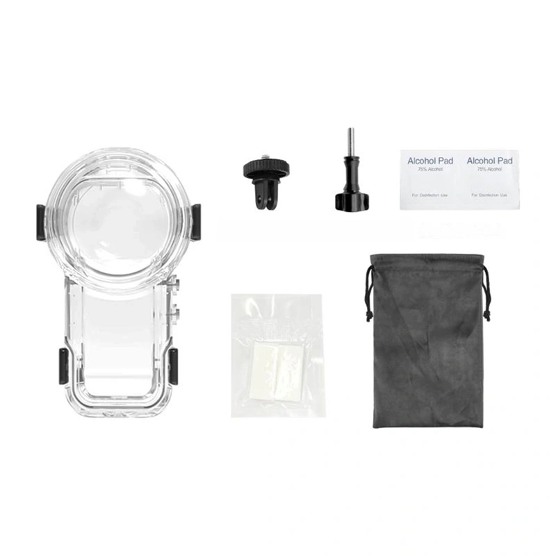 Puluz Waterproof Case (60 m) with Quick-Release Mount for Insta360 X5 (Transparent)
