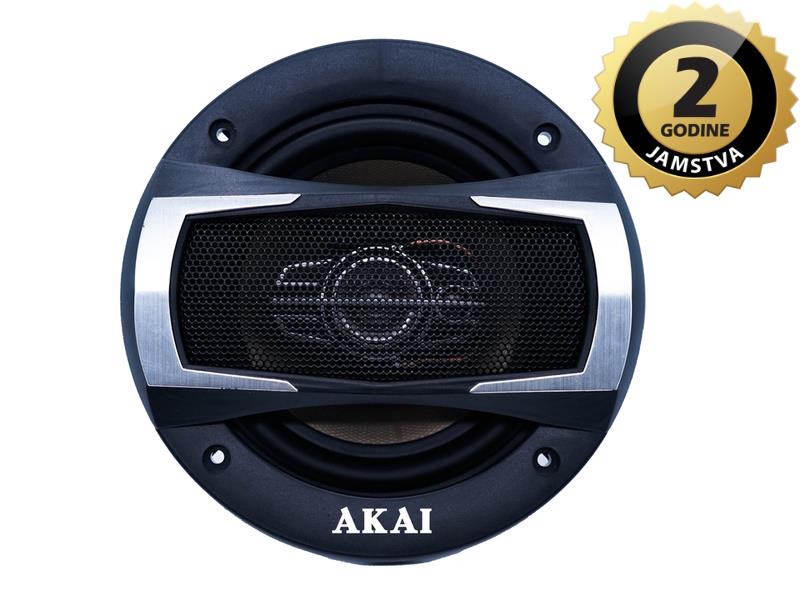 AKAI auto zvučnici, set, 180W, 130mm, piezo-mylar, crni ASC-506 - 05160026