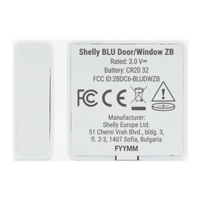 Shelly BLU Door/Window ZB Zigbee, Bluetooth Sensor
