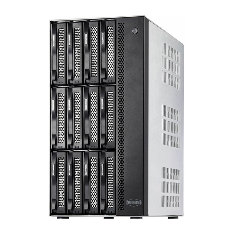 TERRAMASTER T12-500 Pro NAS File Server with Intel Core i7-1255U, 16GB RAM, 12 bays
