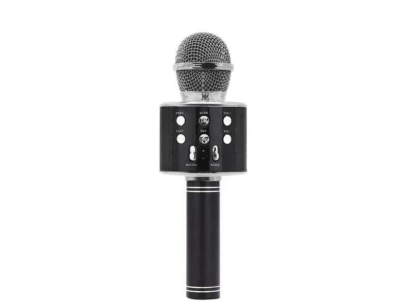 MANTA mikrofon bežični sa zvučnikom i karaoke funkcijom, crni MIC12-BK - 05230028