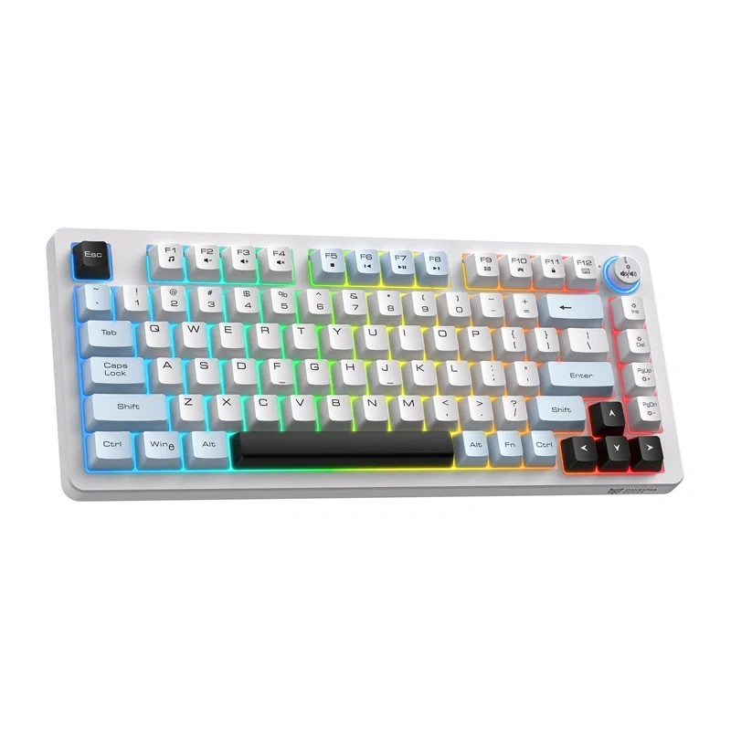 ONIKUMA MT501 Gaming Keyboard (White)