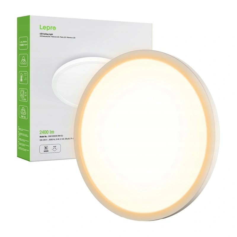 LEPRO 1500039-WW-EU 24W 2400 lm Ceiling Light