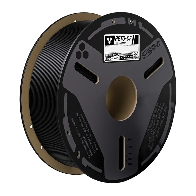 ELEGOO PETG-CF Carbon Fiber Filament (Black) 0.5 kg