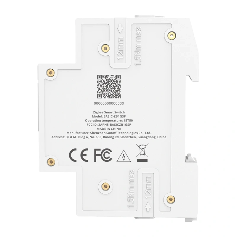 Smart switch SONOFF BASIC-ZB1GSP ZigBee
