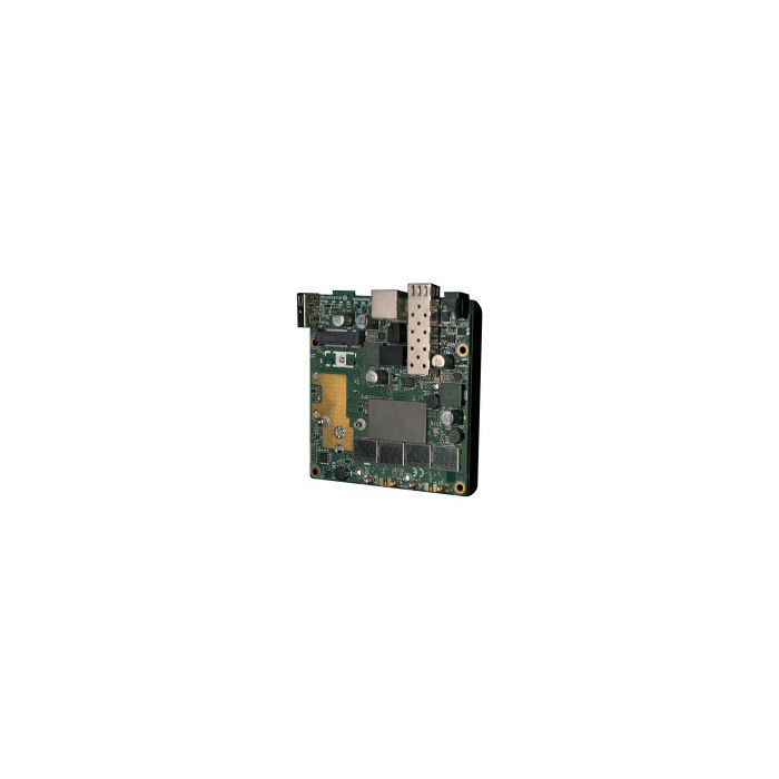 Mikrotik L23UGSR-5HaxD2HaxD RouterBOARD, ARM IPQ-5010 800MHz CPU, 256MB RAM, 1x 2.5Gbps SFP, 1x GLAN, 2.4GHz 802.11ax and 5GHz 802.11ax Dual Chain Wireless radios, USB, SIM, RouterOS L4