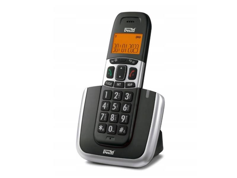 Dartel telefon bežični DECT, DLJ-1000 Crni - 03180005