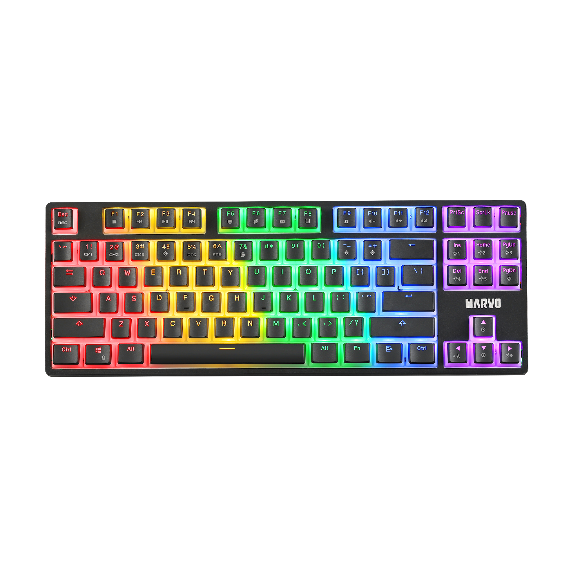 MARVO KG946 GAMING MECHANICAL KEYBOARD, RED SWITCHES
