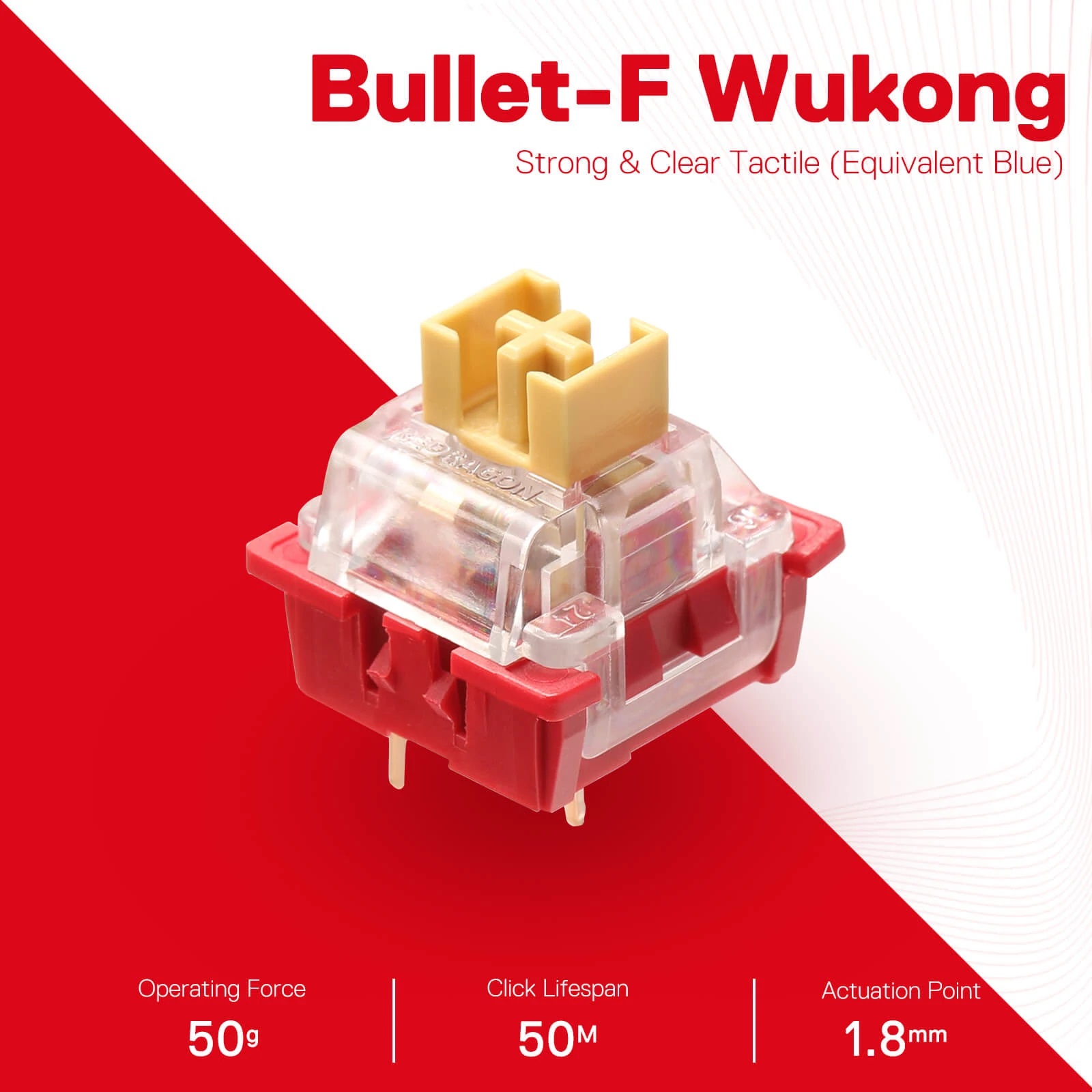 REDRAGON A113 BULLET-F KEYBOARD SWITCH 24pcs