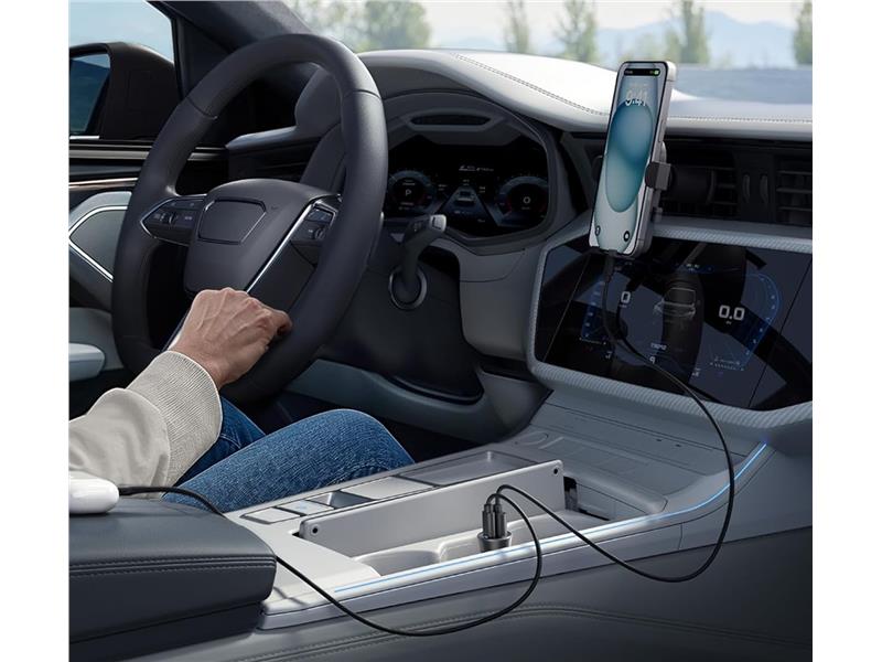 iPEAX auto punjač CL-04, PD, 30W, USB-C + USB-A CRNI - 03090092