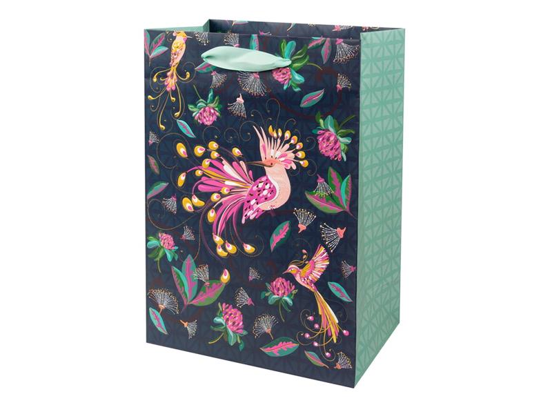 GOLDBUCH ukrasna vrećica 30x11 cm Tropical Birds Blue - 06060861