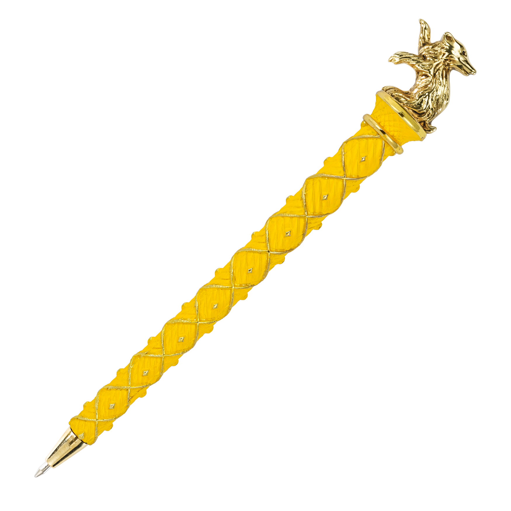 NOBLE COLLECTION Harry Potter Hufflepuff Gold Plated Pen
