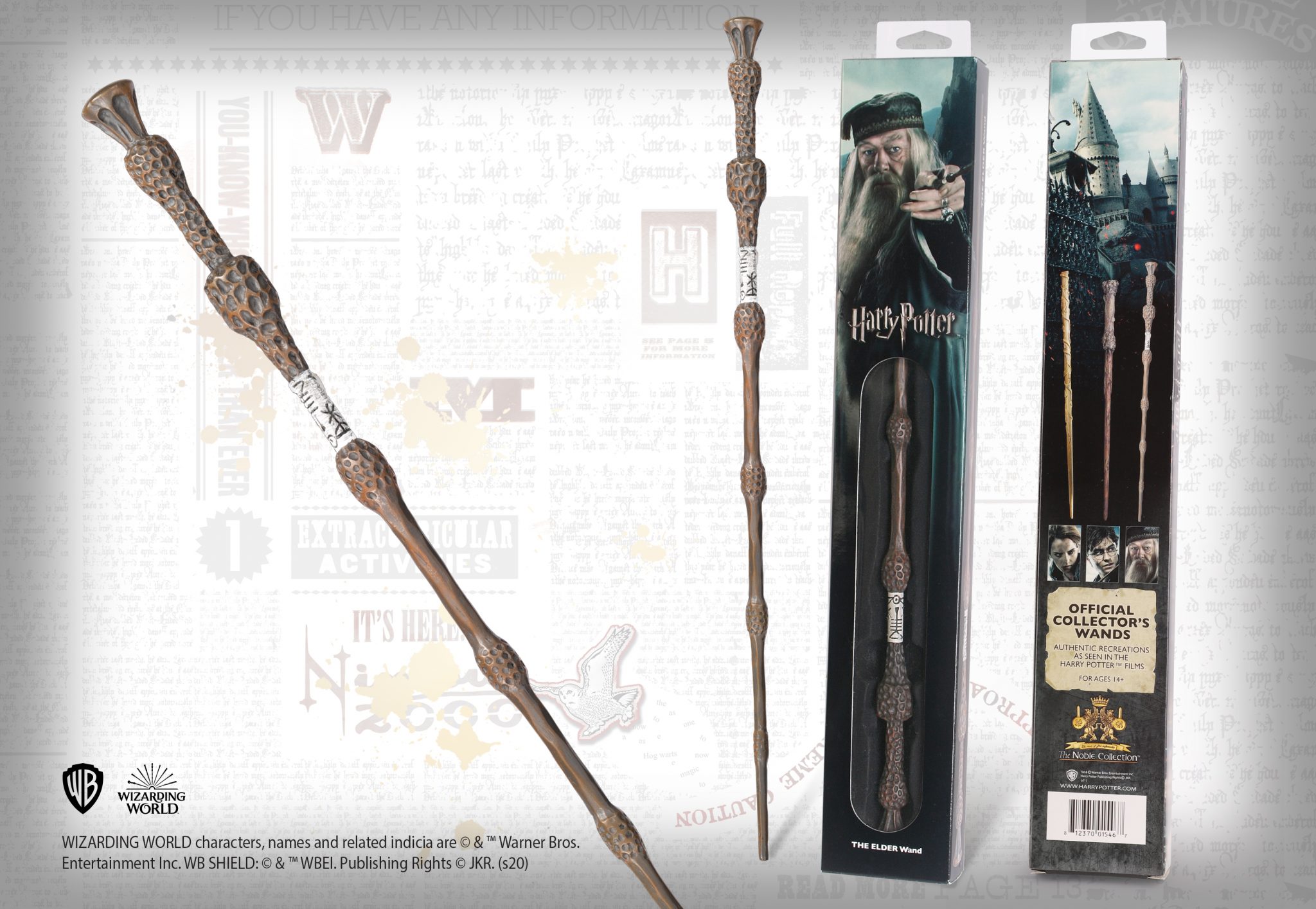 NOBLE COLLECTION Harry Potter Professor Dumbledore’s Wand