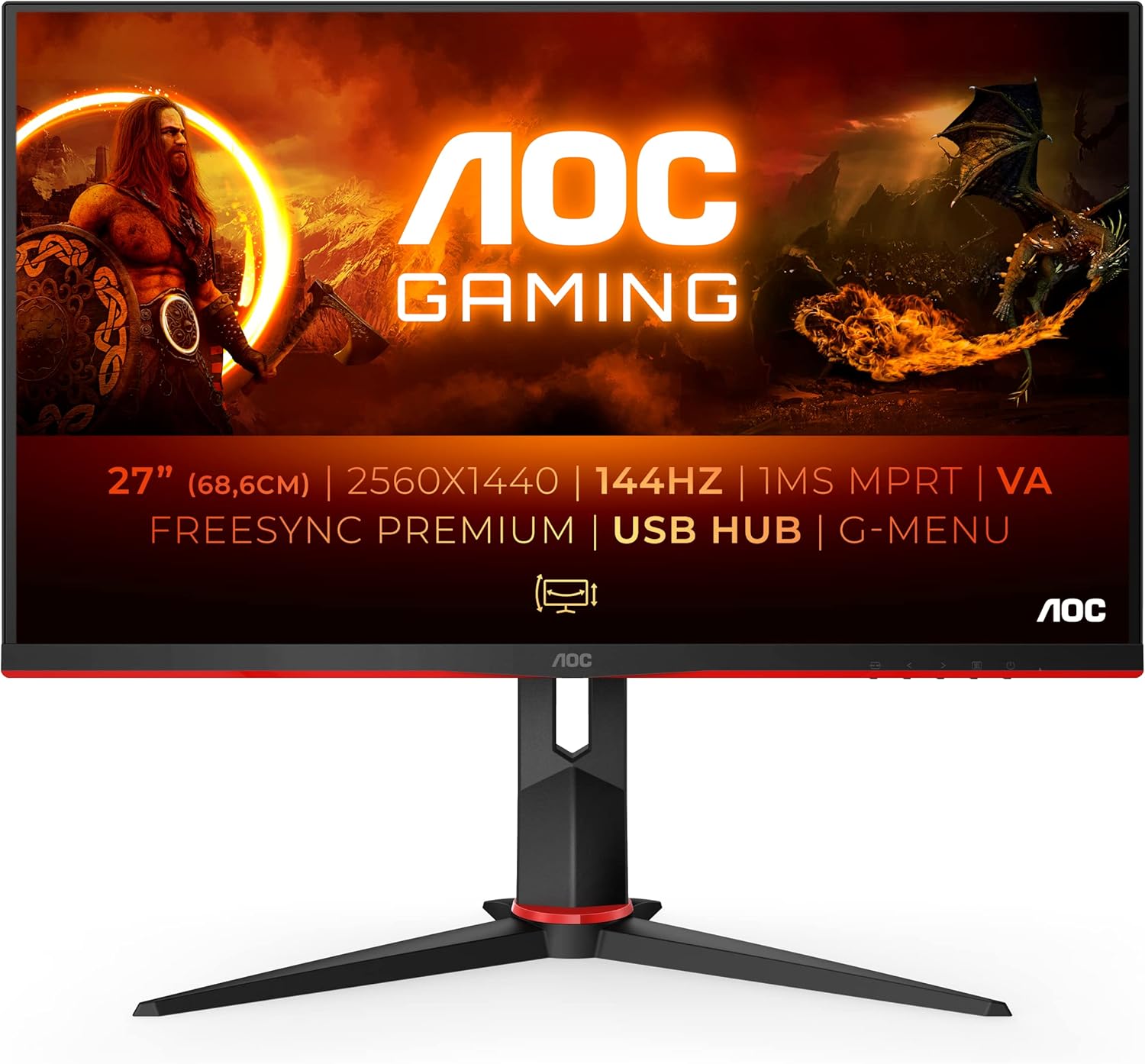 Monitor AOC Q27G2R 68,58 cm (27") WQHD