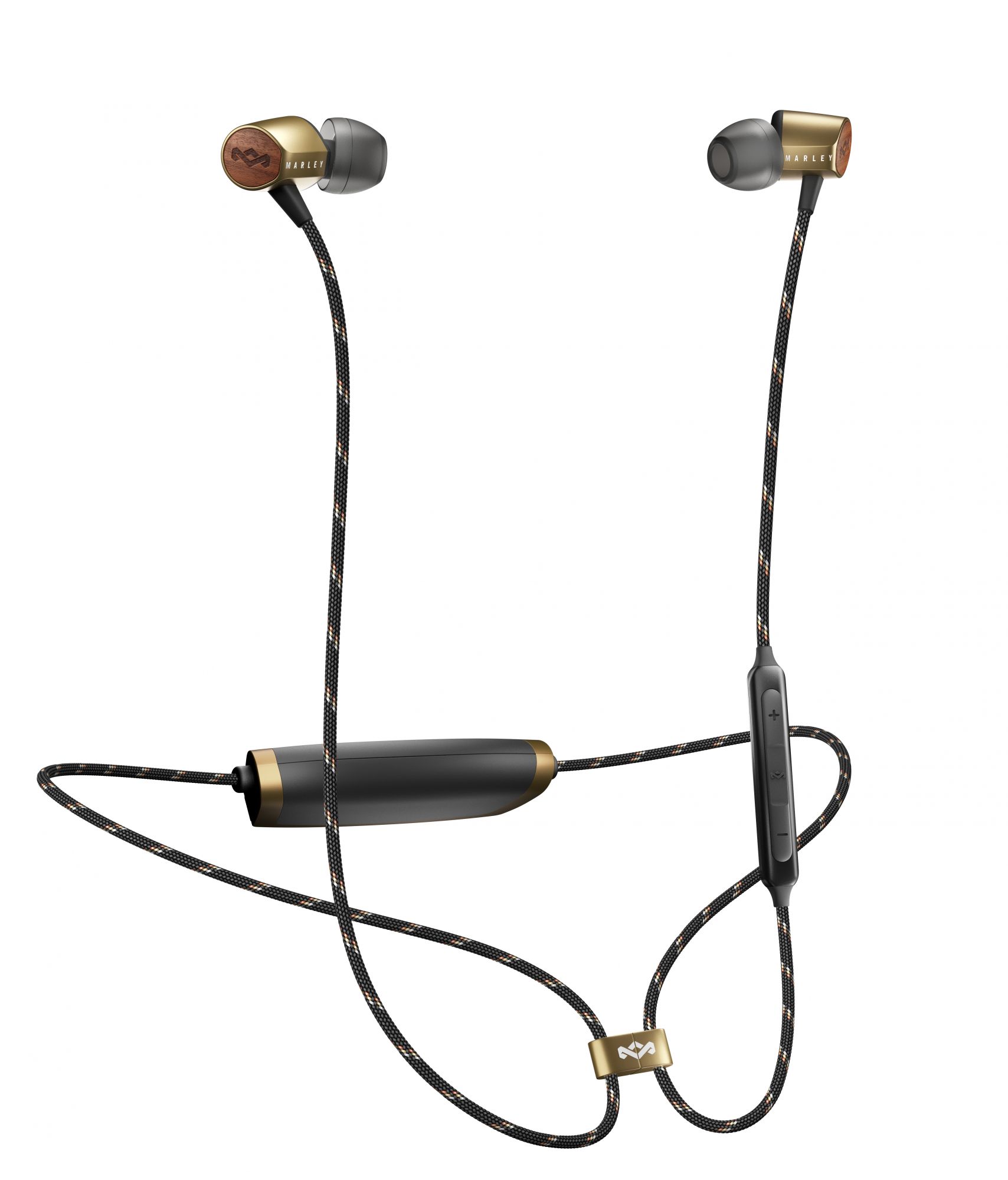 HOUSE OF MARLEY UPLIFT BLUETOOTH BRASS IN-EAR HEADPHONES