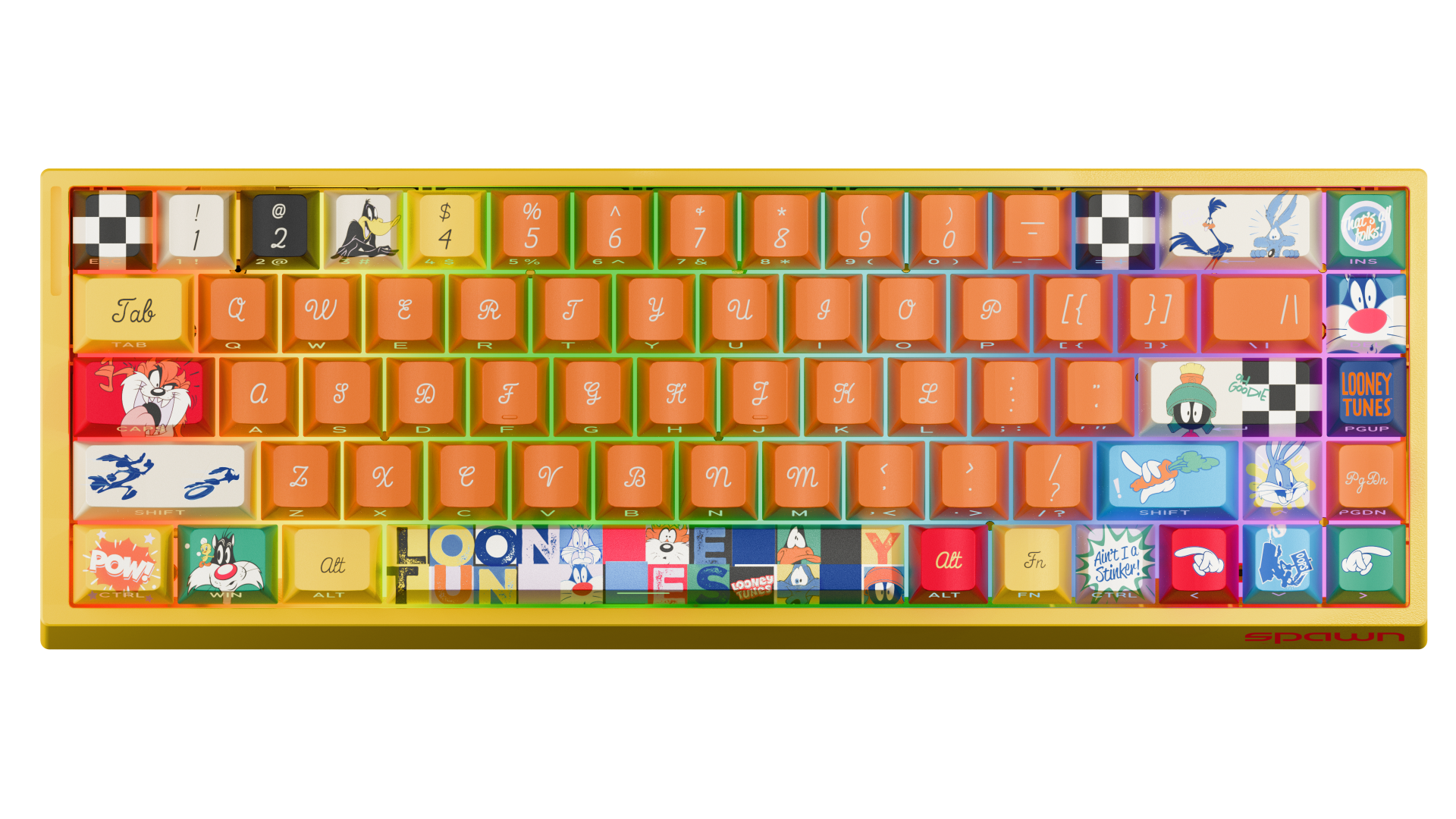 SPAWN MECHANICAL GAMING KEYBOARD - LOONEY TUNES