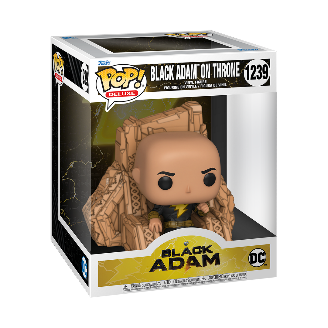 FUNKO POP DELUXE: BLACK ADAM - BLACK ADAM ON THRONE