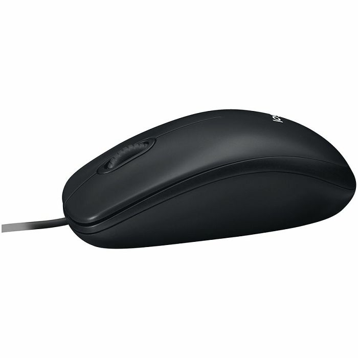 LOGITECH B100 Wired Mouse - BLACK - USB