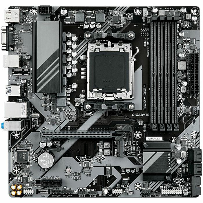 GIGABYTE Mainboard Desktop A620M DS3H, S. AM5