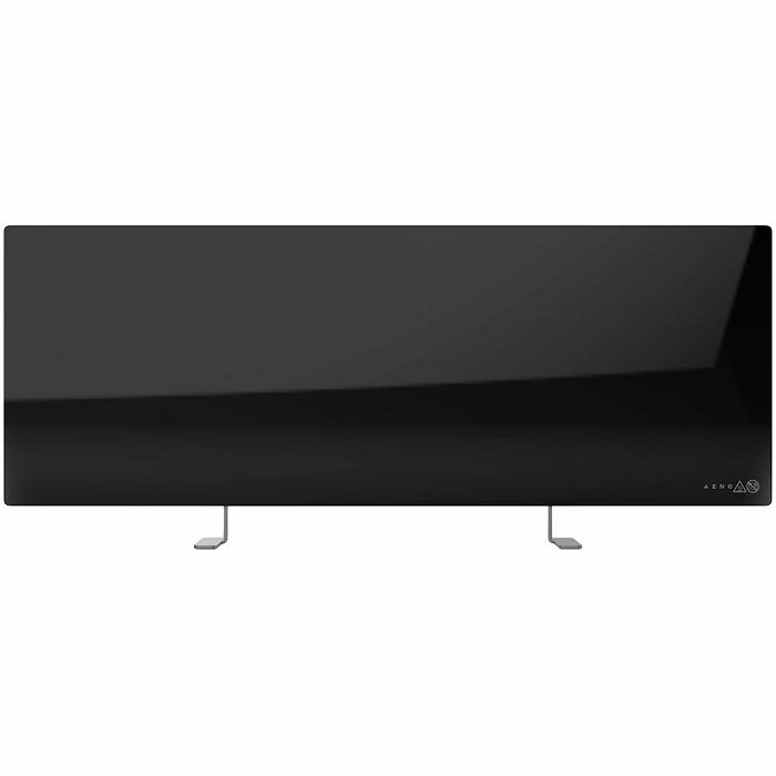 Black , Plug type: Europe (E/F type), 700W, Infrared+convection heating type, Tempered glass ,1036х413х85(Box dimensions (WxHxD), mm )