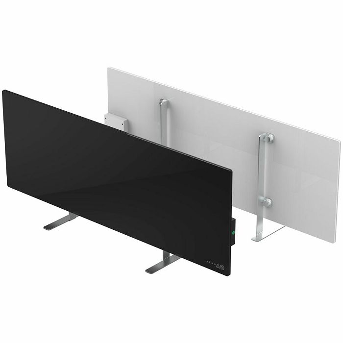 Black , Plug type: Europe (E/F type), 700W, Infrared+convection heating type, Tempered glass ,1036х413х85(Box dimensions (WxHxD), mm )