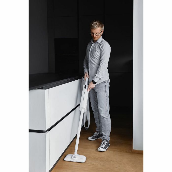 AENO Steam Mop SM1, with built-in water filter, aroma oil tank, 1000W, 110 °C, Tank Volume 380mL, Screen Touch Switch