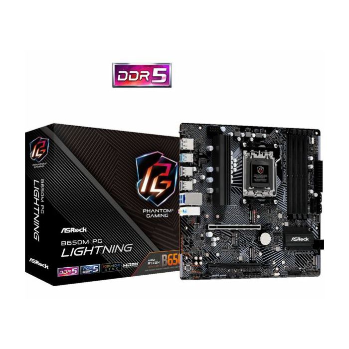 Asrock B650M PG LIGHTNING, DDR5, S.AM5