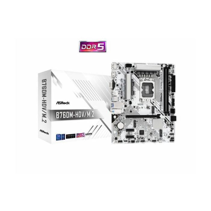 Asrock Intel LGA1700 B760M-HDV M.2