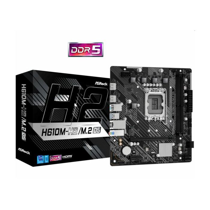 Asrock H610M-H2 M.2 D5, 2xDDR5, S.1700
