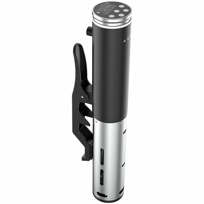 AENO Sous Vide SV1: 1200W, 4 Automatic programs, Temperature adjustment, Timer, Touch screen, LCD-display, IPX7 Water Proof