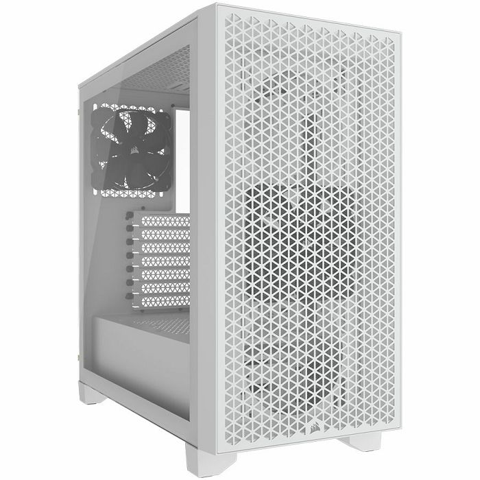 Corsair 3000D Tempered Glass Mid-Tower, White, EAN: 0840006610632