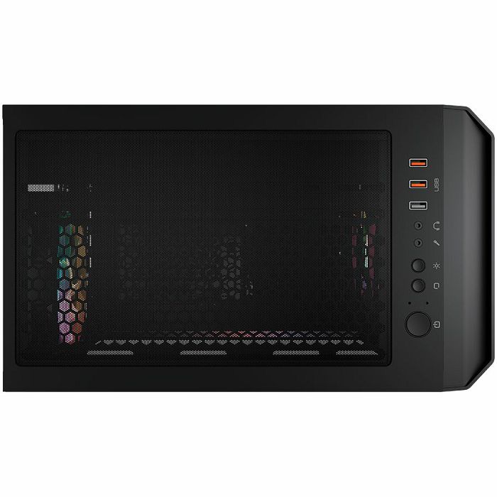 Cougar I MX430 Air RGB Black I 3851C60.0001 I Case I Mid tower / 3 ARGB fans / 2 LED Strips / TG transparant side window