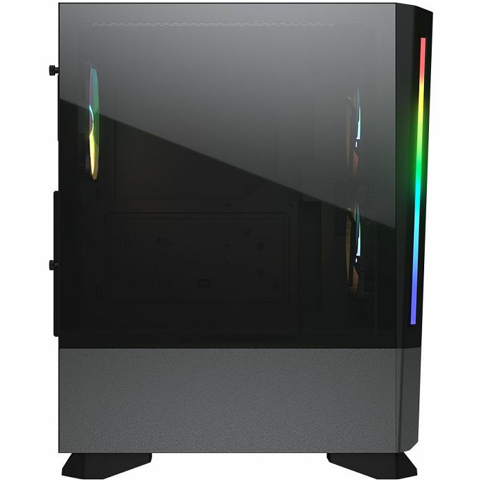 Cougar I MX430 Air RGB Black I 3851C60.0001 I Case I Mid tower / 3 ARGB fans / 2 LED Strips / TG transparant side window