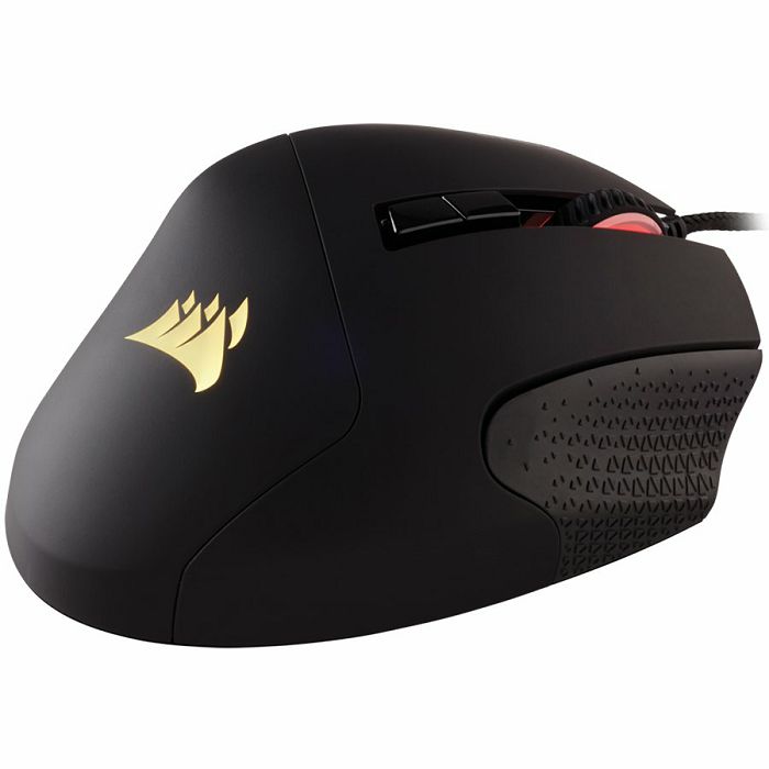 CORSAIR SCIMITAR RGB ELITE, MOBA/MMO Gaming Mouse, Black, Backlit RGB LED, 18000 DPI, Optical (EU version)