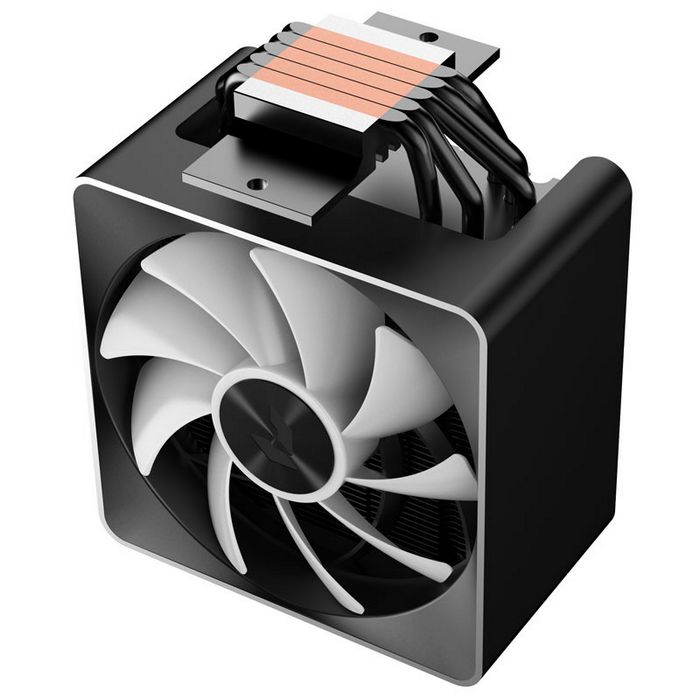 APNX AP1-V CPU cooler - 120mm, black AP1-5pipe ARGB BK