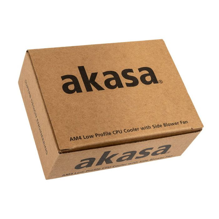 Akasa Low Profile CPU Cooler, AM4 AK-CC1109BP01