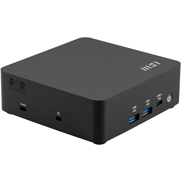 Mini desktop MSI Cubi NUC AI 1UMG-073BEU barebone Core Ultra 7 / Wi-Fi 6E + BT / 2x2.5Gbps (black)