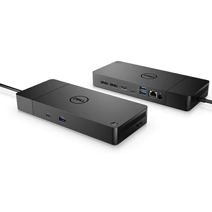 Dell Docking Station WD19S; + 130W adaptér;3xUSB 3.1, 2xUSB-C, HDMI, 2xDisplayPort, RJ45 - Premium Obnovljeno