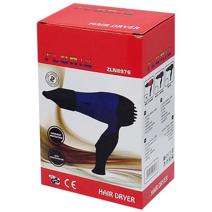 Floria Sušilo za kosu, 850 W, plavo/crna - ZLN8978/BL