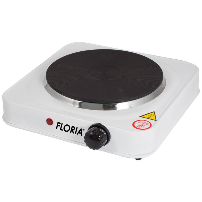 Floria Električno kuhalo, 1 ploča - 15 cm, 1000 W, bijela - ZLN2805