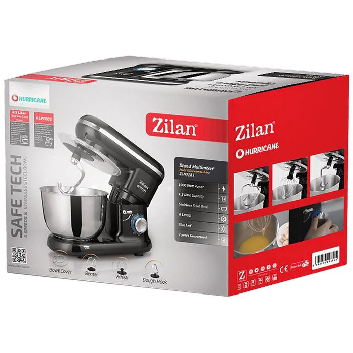 Zilan Mikser sa posudom, 6 brzina+pulse, 4.5 lit., 1000 W - ZLN3185